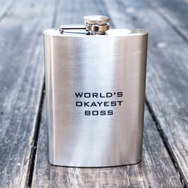 8oz Mt. Rushmore Stainless Steel Flask 8oz Mt. Rushmore Stainless Steel Flask