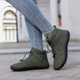 thumbnail image 5 of Botines Invierno Casuales Botas Nieve Descalzas Antideslizantes para Hombres Y Mujeres (oscuro 36) Verde, 5 of 9