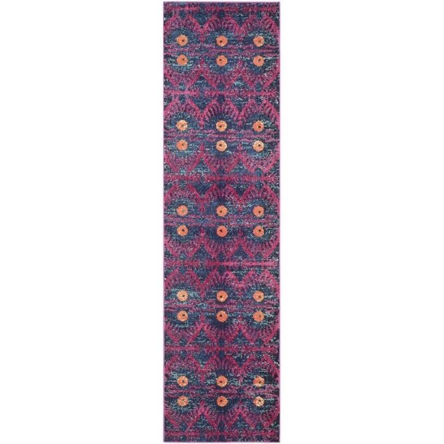 Safavieh Monaco Pink Contemporary Rug - 2'2" x 8'
