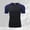 Blue Tee, variant on Adeawade Mens T Shirt Round Neck Tight Fitting Training Sports Fitness Running Sweat Wicking Quick Drying Short Sleeved T Shirt Top Handsomen Wear Black L