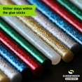 thumbnail image 5 of Surebonder Mini Size 4" All-Purpose Glitter Hot Glue Sticks Variety Pack - 2x Blue, Green & Red - 3x Gold & Silver - 12 Glue Sticks, 5 of 6