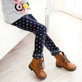 thumbnail image 4 of XUELUO Little Girls Leggings Colorful Polka Dot Stretchy Tights Leggings Base Layering Wear Soft Warm Cute Casual Slim Trousers, 4 of 4