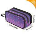 thumbnail image 4 of FORMRS Pencil Case with 3 Compartments Zipper Pouch, Elementary School Level and up, Gradient Love, 4 of 8