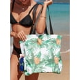 thumbnail image 6 of ALING Large Beach Bag Tote Bag Women Waterproof Beach Tote Bag Shoulder Handbag with Key buckle & Bottle opener, Inside a small zippered pocket, for Gym Beach Travel Daily Bags, 6 of 8