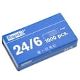thumbnail image 2 of High-quality 24/6 6mm Galvanized Staples - 1000 pcs/set, 2 of 5