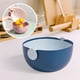 thumbnail image 2 of Escurridor de frutas, colador, utensilios de cocina, almacenamiento de alimentos de doble capa desmontable Azul, 2 of 7