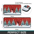 thumbnail image 6 of Snowman Merry Christmas Kitchen Rugs Set Of 2 Non Slip Kitchen Floor Rug and Mat Cushioned Kitchen Runner Rug Standing Area Mat Carpets for Farmhouse Decor 17"x47"+17"x30",Black Edging, 6 of 7