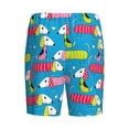 thumbnail image 2 of Lsque Color Dachshund Dog Mens Sleep Pajama Shorts,Short Pajama Pants, Cotton Ultra-Soft Knit-X-Large, 2 of 9