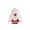 A, variant on Gaecuw Christmas Ceramic Platter with Tree Shaped Santa Design, Red Stitched Porcelain Dessert Serving Plate, Microwave Safe, A Style