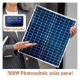 Folding solar panels 500W Portable Outdoor Rechargeable Solar Panel Kit 12V Polycrystalline Power Home Solar Generator
--------
Solar charger