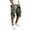 Navy, variant on Awwp Men's Camo Cargo Shorts Lightweight Quick Dry Polyester Shorts Elastic Waist Casual Multi-Pocket Breathable Summer Outdoor Hiking Work Shorts Beige Size: L