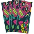 thumbnail image 2 of SKYSONIC 4 Pack Colorful Skull Kitchen Dish Towels,Dishcloths,Hand Towels, Tea Towels,18" x 28", 2 of 7