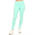 thumbnail image 3 of MOA Collection Women's Essential Full Length Leggings - Solid Color with Elastic Waistband, 3 of 6