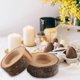 thumbnail image 2 of 12pcs Wooden Candle Holder,Votive Tealight Holder for Wedding Party for Table,Halloween Christmas Party Home Decor, 2 of 5