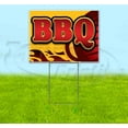 thumbnail image 1 of BBQ (18" x 24") Yard Sign, Includes Metal Step Stake, 1 of 6