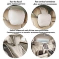 thumbnail image 3 of Luxury Quality Car Seat Pillow Neck / Maybach Design S Class Ultra Soft Natrual Car Headrest Neck Support Seat Auto Accessories, 3 of 5