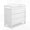 White, variant on ELLEGHT 3-Drawer Dresser Changer, Changing Table, Nursery Dresser with Safety Belt, Guardrails & Changing Top for Baby Nursery in Gray