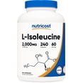 thumbnail image 1 of Nutricost L-Isoleucine 2000 Mg | 240 Cápsulas | Aminoácido Esencial, 1 of 3