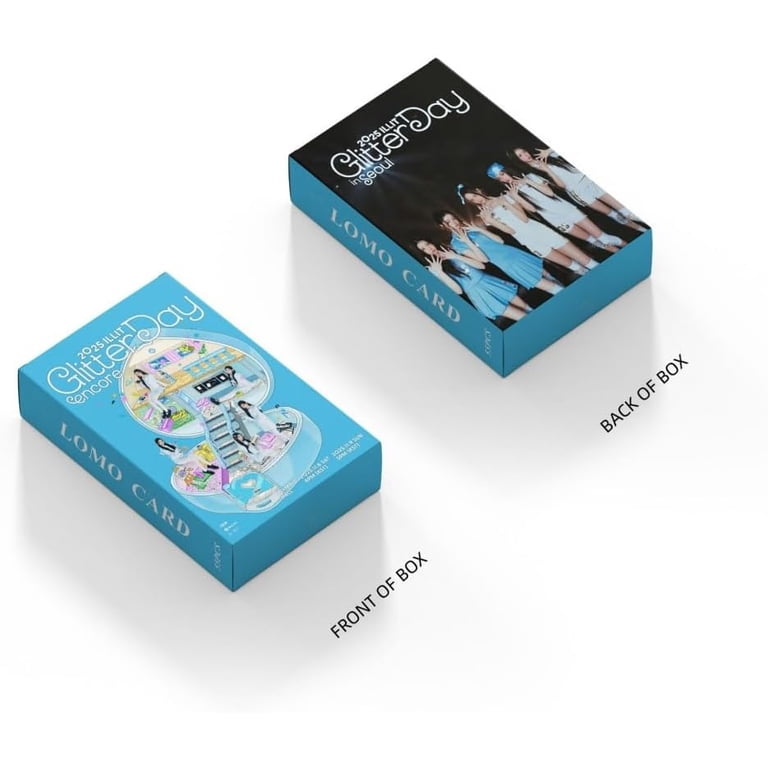 ILLIT 2025 Glitter Day in Seoul Laser Lomo Cards - 55PCS