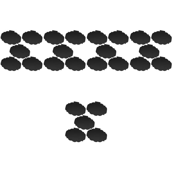 Worgeous 25 pcs  Basket Labels Clip-on Basket Label Storage Basket Bin Labels Home Supplies