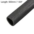 thumbnail image 3 of Uxcell 2pcs Polystyrene Foam Tube Insulation Cable Cover Black 1.17in x 1.56in x 1.64ft, 3 of 6