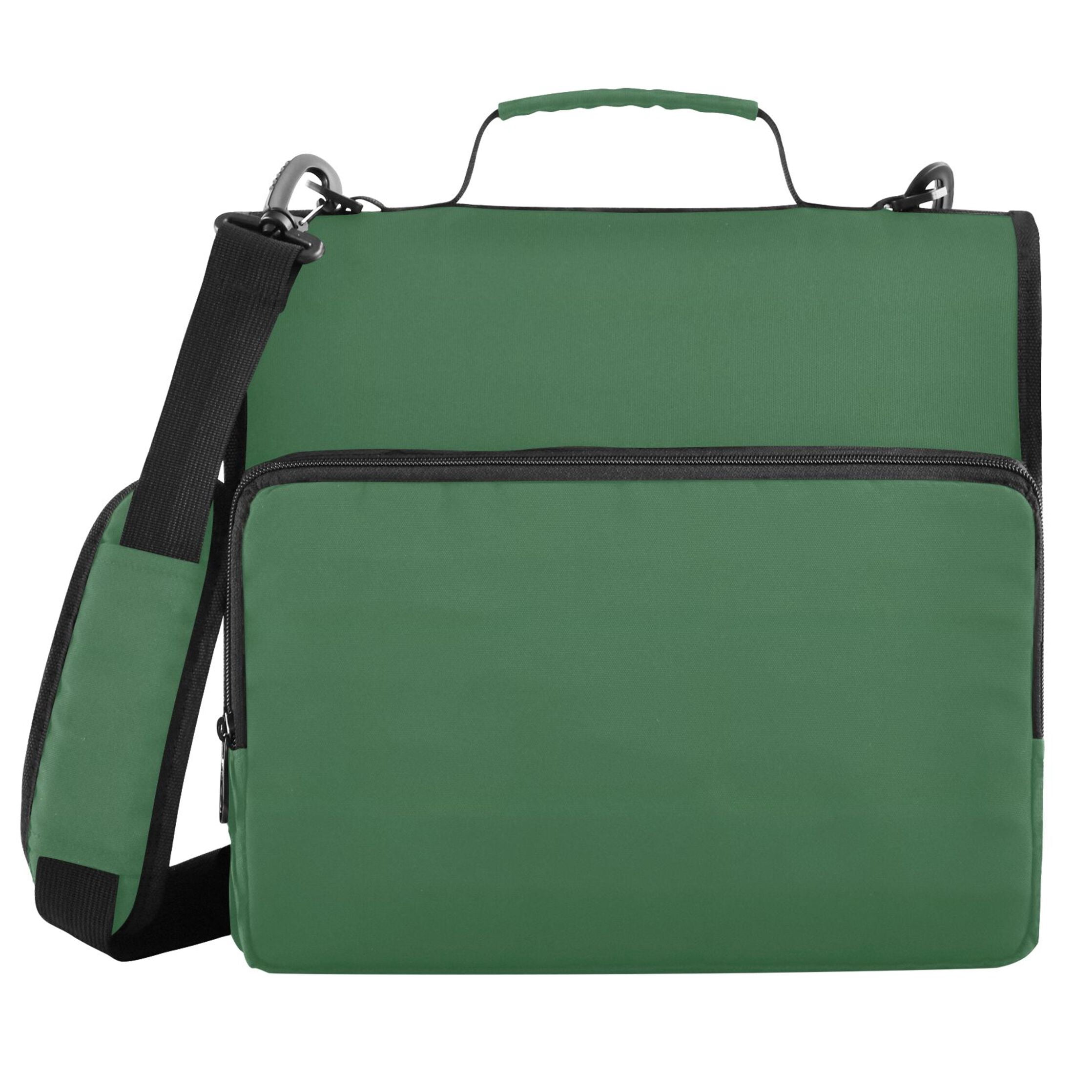 ALAZA Zipper Binder Army Green 3 Ring Trapper Keeper File Folder Organizer Bag