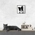 thumbnail image 2 of Stupell Industries Border Collie Pet Dog Portrait Black White Animals & Insects Painting Black Framed Art Print Wall Art, 12 x 12, 2 of 5