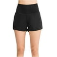 thumbnail image 1 of Dealovy Womens Workout Shorts High Waisted Belly Control Athletic Running Workout Gym Short Quick Dry Shorts, 1 of 4