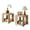 Natural-2 Pack, variant on Dayalane Modern Farmhouse Style Wood End Table, 2-Tier Open Storage Rectangular Bedside Table, Minimalist Accent End Table for Small Space Sofa Bedroom, Natural