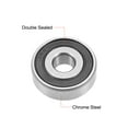 thumbnail image 2 of 1620-2RS Ball Bearing 7/16"x1-3/8"x7/16" Double Sealed Chrome Bearings 2pcs, 2 of 5