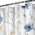 thumbnail image 4 of Waterproof Daisy Shower Curtain 72x84 Inch Colorful Floral Polyester Unique Shower Curtain for Bathroom Hotel Home Decor with 12 Plastic Hooks, 4 of 5