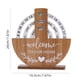 thumbnail image 2 of Calendario perpetuo de madera | Calendario de escritorio giratorio con fecha, semana y mes | Decoración de madera maciza para el hogar y la oficina | Adorno de escritorio para el hogar y la oficina, 2 of 2