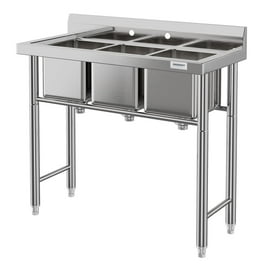 Dextrus Stainless Steel Kitchen Single Bowl Commercial Sink Dextrus Stainless Steel Kitchen Single Bowl Commercial Sink