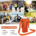 thumbnail image 5 of 2 Pack Water Bottle Holder Water Bottle Carrier Bags with Adjustable Shoulder Strap, Beach Bottle Bag Water Bottle Sling Dog Water Bottle Sleeve for Hiking Walking Travelling, 5 of 6
