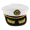 thumbnail image 2 of sombrero adulto sombrero de yate de disfraz de 02 Sunnimix sombrero de capitán adulto, 2 of 8