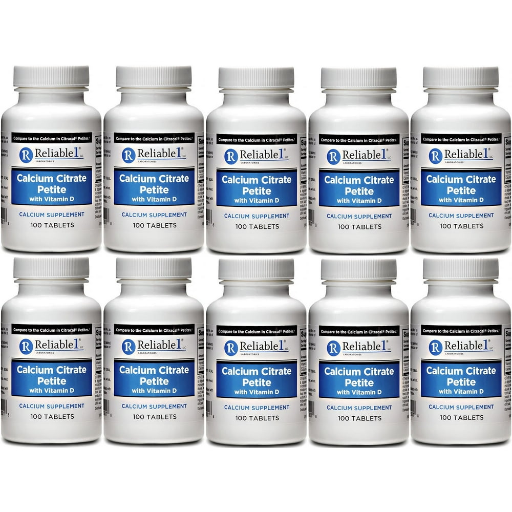 Calcium Citrate Petite 1000 Caplets Generic for Citracal Petites with