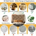 thumbnail image 7 of NOGIS 3D Wall Panels Peel and Paste,10 Pcs 3D Brick Wallpaper Peel Waterproof Self Adhesive Decorative Stick Faux Stone Wall Panels for Living Room, Lobby Bedroom Hotel Office Decoration (A), 7 of 7