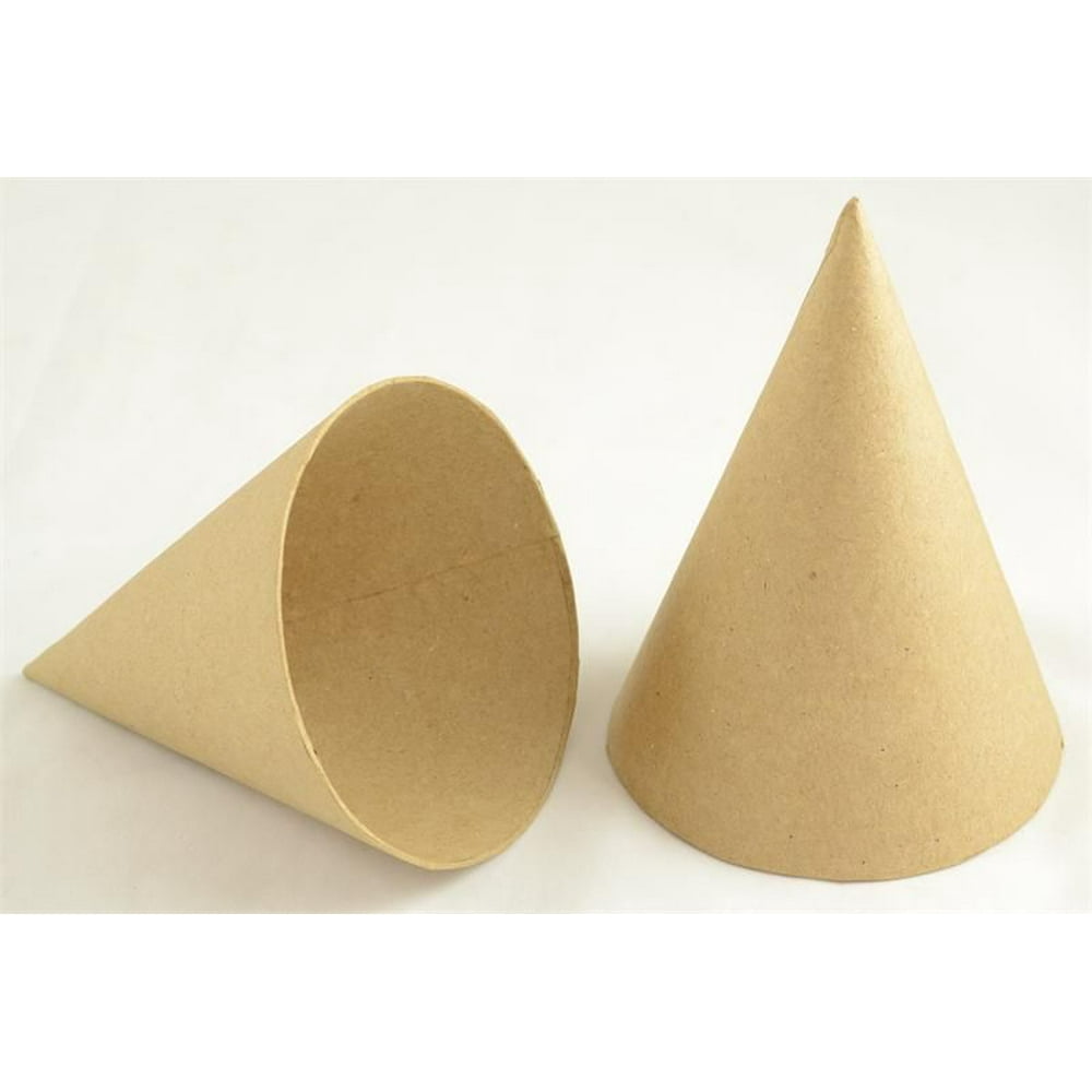 Paper Mache Cone 4.5 inch x 6 inch