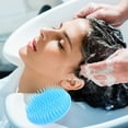 thumbnail image 2 of sebtyili hair scalp massager shampoo brush shower hair brush with long flexible silicone bristles for scalp scrub head massage and hair growth dandruff comb scalp scrubber exfoliator, a, 2 of 9