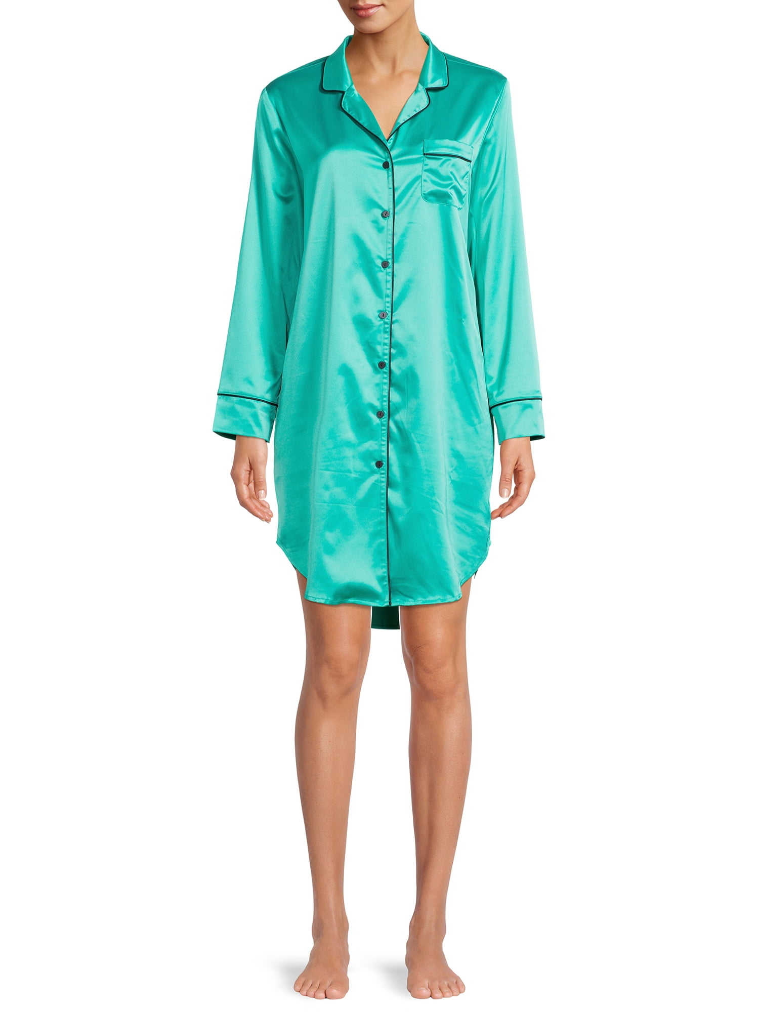 Secret Treasures Women's Satin Sleep Shirt