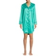 thumbnail image 2 of Secret Treasures Women's Satin Sleep Shirt, 2 of 5