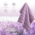 thumbnail image 2 of Manta de plumas puredown®, ligera, color lavanda, 2 of 6
