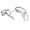 Silver, variant on Fashionable Inspired Earrings For Delicate Skin Reversible Charm Trendy Everyday Jewelry Accessories
