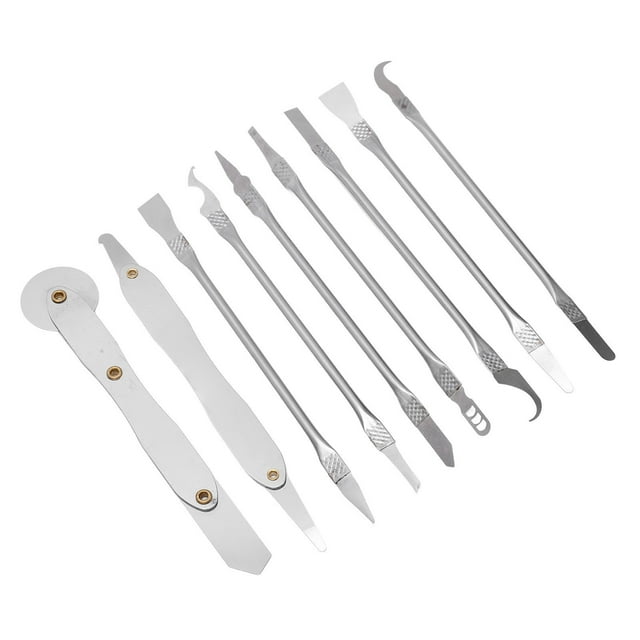 Fyydes Pry Tool Kit Alloy Steel 9Pcs Strong Wear Resistance For Mobile Phones