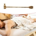 thumbnail image 3 of Rascador de espalda portátil, ligero, de madera, de mano, para hacer cosquillas, martillo Calabaza, 3 of 5