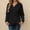 Black, variant on Hoodies for Women Long Sleeve Shirts Button up Casual Sweatshirts Drawing Hooded Top with Pocket