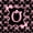 Black Pink O, variant on Manfei Pink Bow Letter A Twin Sheet Sets, Kawaii Ribbon Bedding for Girls Women, 3 Pieces