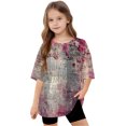 thumbnail image 6 of Shirts for Girls 14-16 Crewneck Tee Shirts Short Sleeve Shirts Girls 7-8 Girl Print Shirts Blouse for Girls 8-10 Get it Fast, 6 of 8