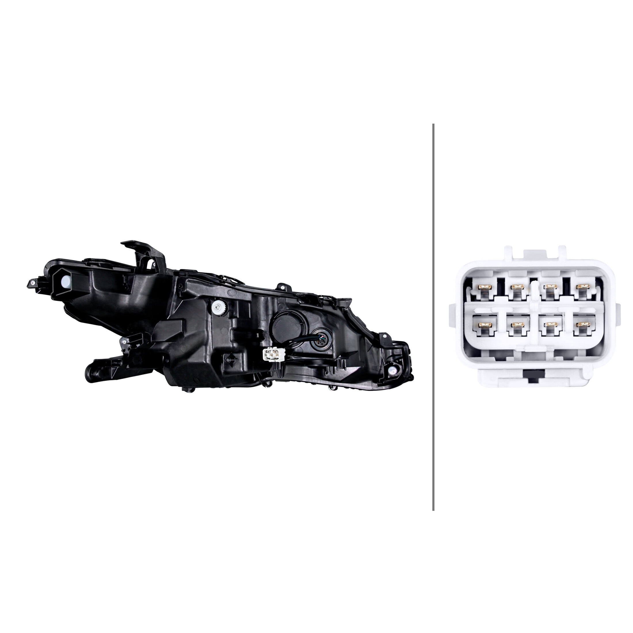 HELLA ValueFit Headlamp Assembly For 2018 Toyota Camry, Drivers Side, 354888051, 81150-06D70, TO2502256