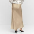 thumbnail image 4 of Wxolcjlv Womens Drawstring Waist Satin Maxi Skirt Smooth Drape Silhouette for Vacation Casual Getaways Skirts, 4 of 8